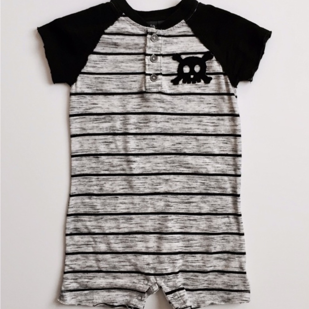 Koala KIK romper with skull 6 mos